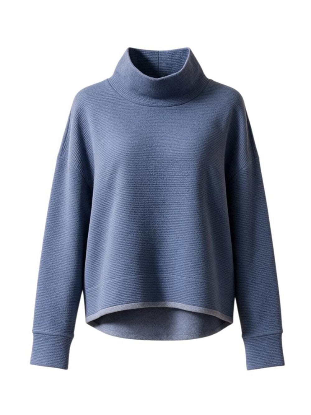 CALIA by Carrie Underwood Violet High Neck Ribbed Long Sleeve Top Women's Large